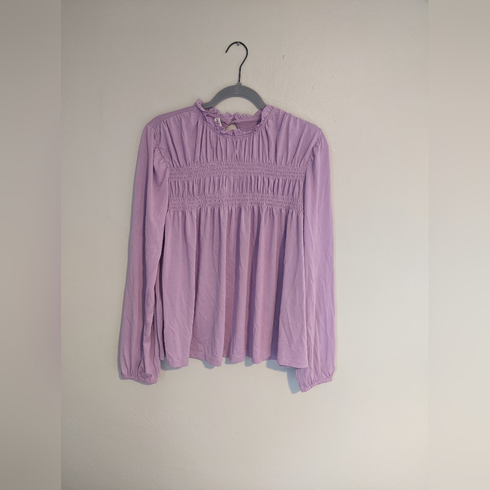Top with Puckered Details